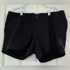 Black Old Navy Cotton Shorts SZ 16 Plus